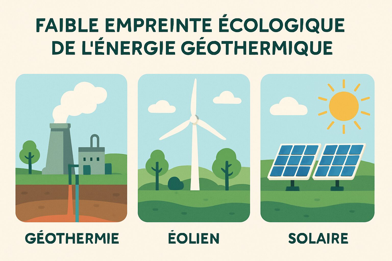 découvrez comment fonctionne l'énergie géothermique, une ressource renouvelable issue de la chaleur de la terre. explorez ses nombreux avantages écologiques, notamment sa capacité à réduire les émissions de carbone, sa durabilité et son efficacité énergétique. informez-vous sur cette solution innovante pour un avenir énergétique plus vert.