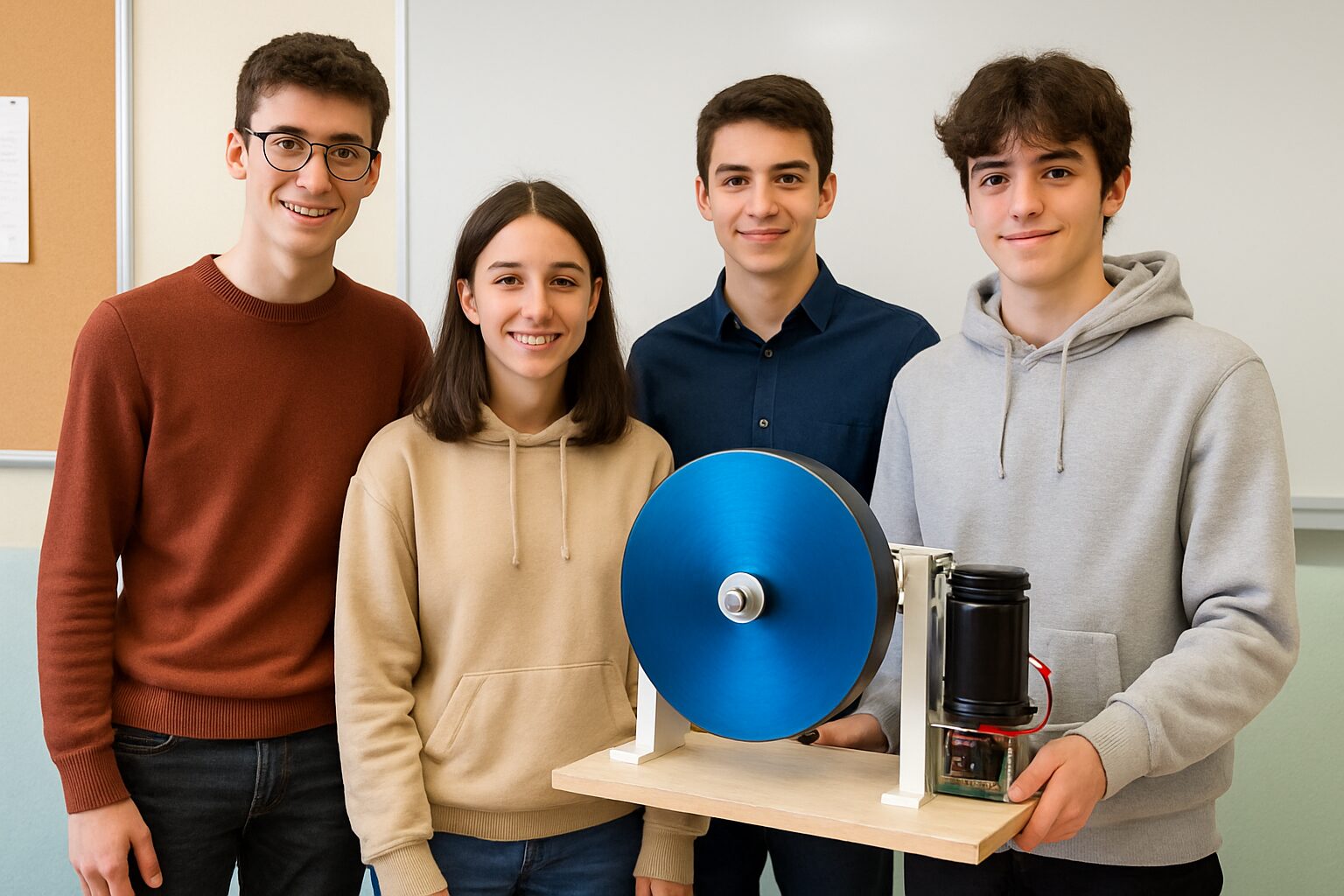 découvrez comment des lycéens innovent en révolutionnant le stockage d'énergie grâce à une solution mécanique par inertie, offrant une alternative écologique et durable aux batteries au lithium.