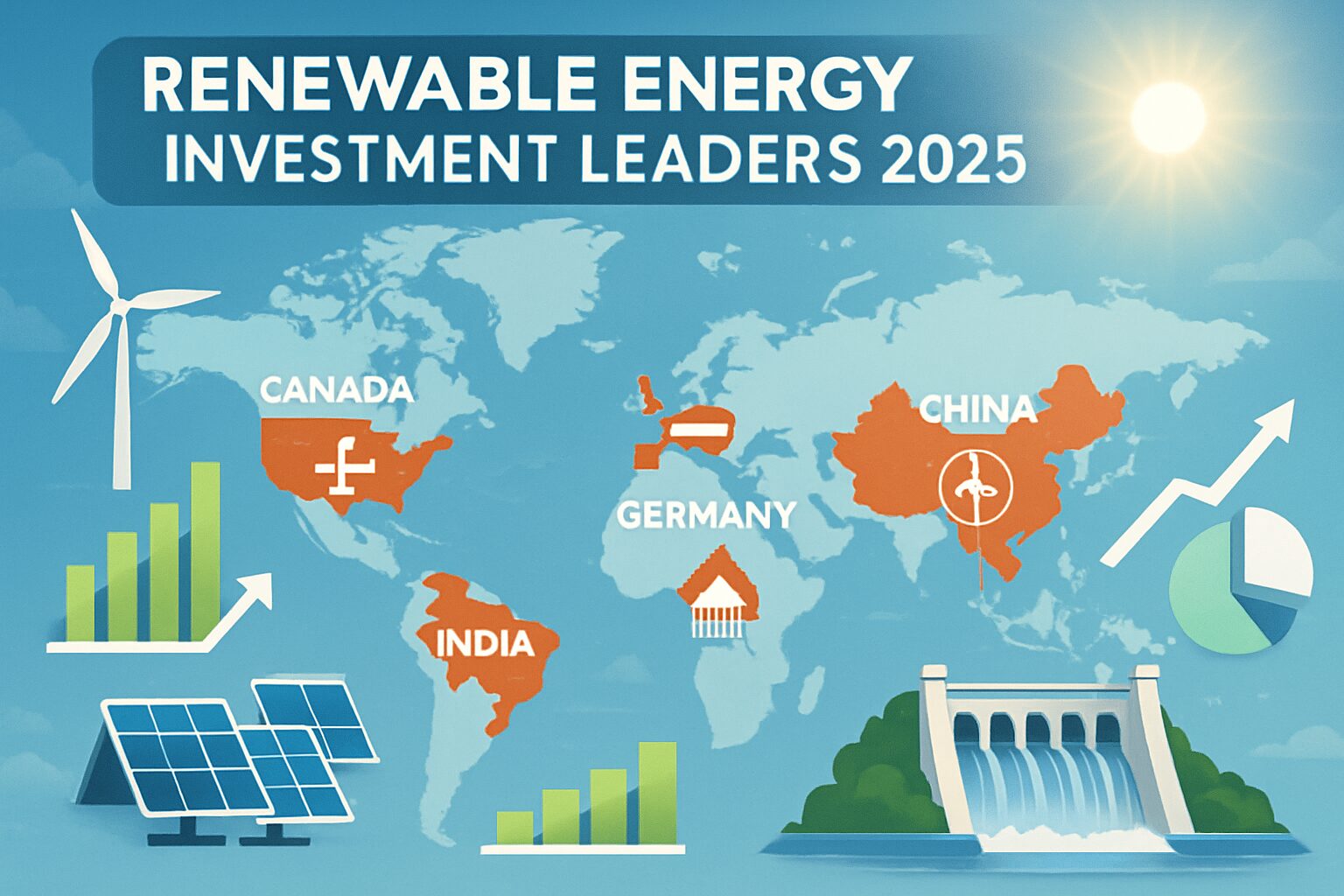 Les champions mondiaux des énergies renouvelables en 2025