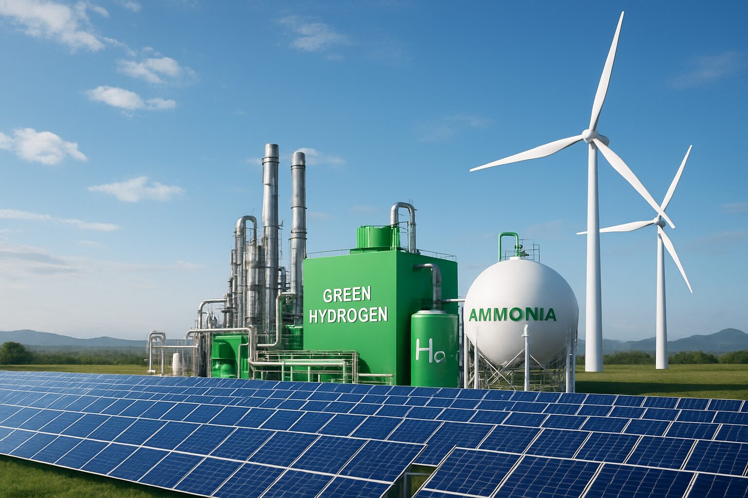 découvrez la plus grande usine verte d'hydrogène et d'ammoniac au monde, dévoilée par envision. ce projet révolutionnaire est alimenté par un système énergétique renouvelable autonome, marquant une avancée majeure vers un avenir durable.