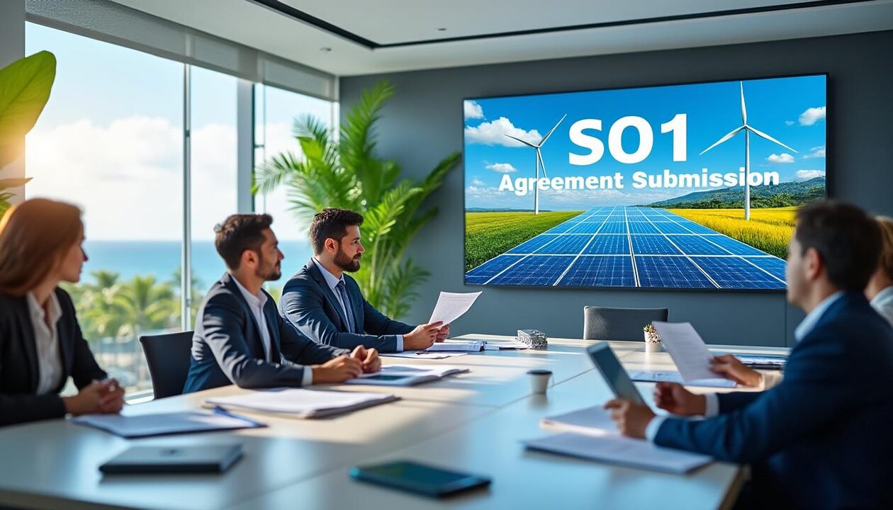 polaris énergie renouvelable annonce la soumission de l'accord so1 au bureau de l'énergie de porto rico, renforçant son engagement envers le développement durable et la transition énergétique sur l'île.