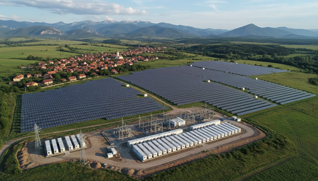 fortis energy et la berd annoncent leur collaboration pour un projet solaire et de stockage de 342 mw à sremska mitrovica, serbie, combinant 270 mwc de photovoltaïque et 72 mwh de stockage énergétique.