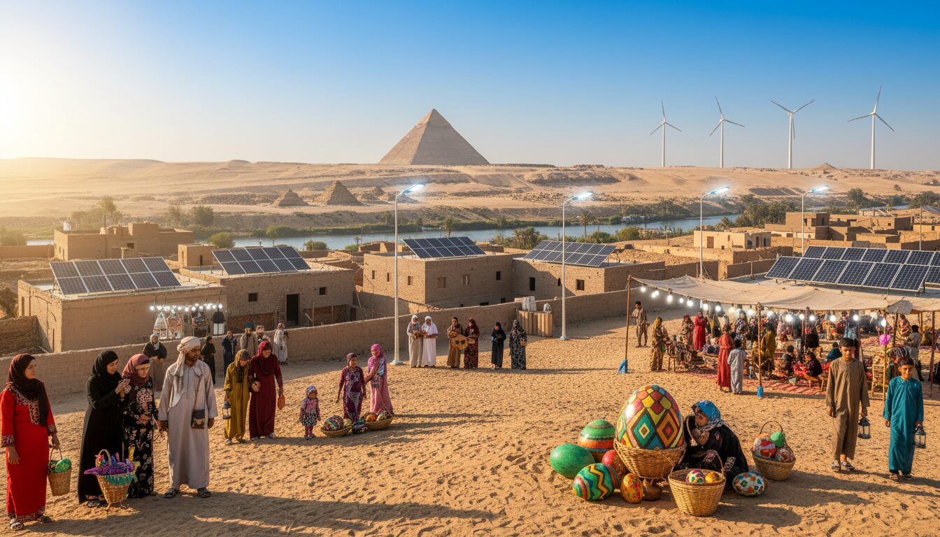 découvrez les mesures inédites adoptées en égypte pour célébrer pâques tout en faisant face à la crise énergétique, alliant tradition et innovation.