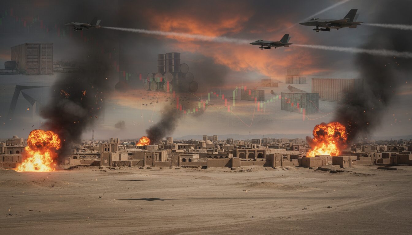 découvrez comment les frappes en iran menacent de faire grimper les prix mondiaux, un avertissement crucial sans solution immédiate.