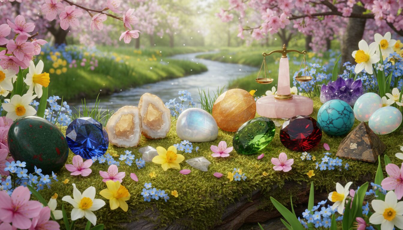explorez les pierres précieuses correspondant aux signes du zodiaque du printemps et découvrez celle qui pourrait bien vous surprendre !