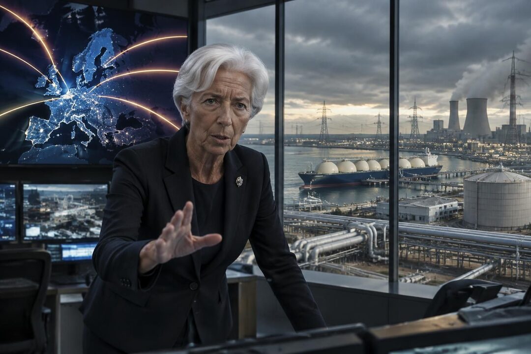 christine lagarde alerte sur la dépendance énergétique critique et insoutenable de l’europe, et appelle à renforcer la sécurité de ses approvisionnements.