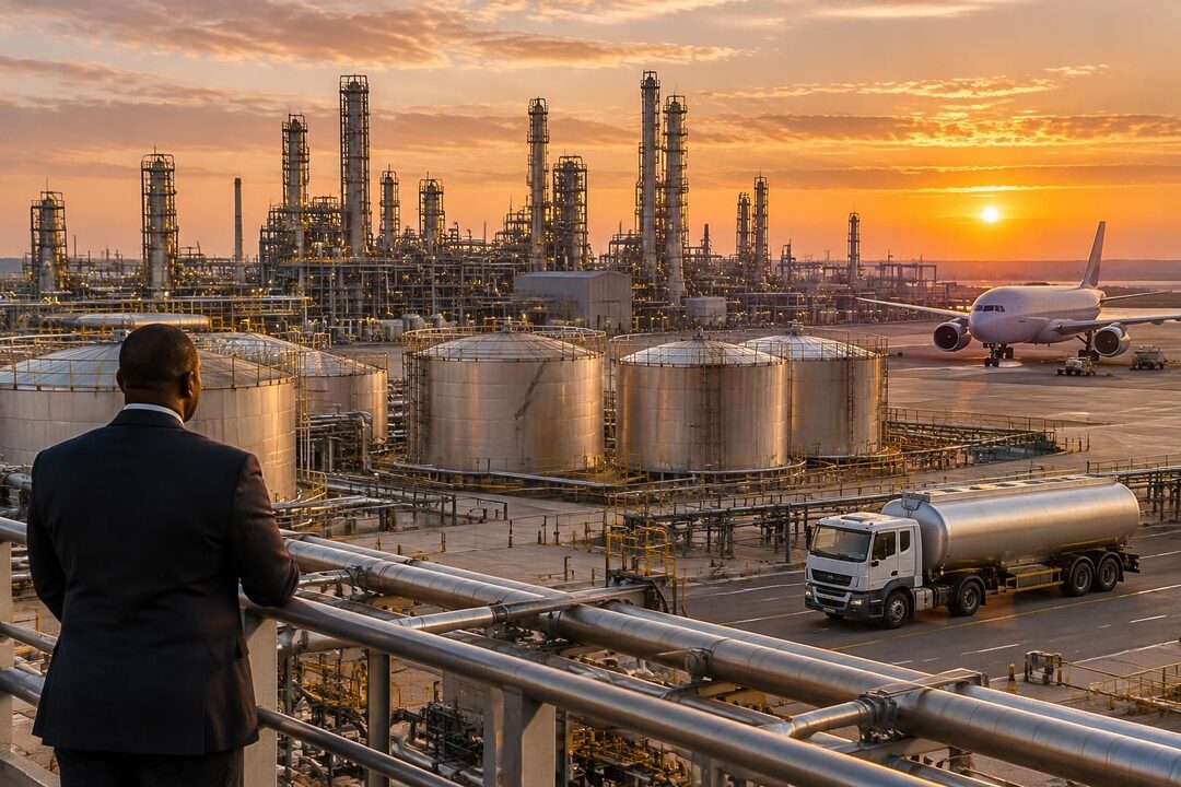 grâce à sa raffinerie, le nigérian aliko dangote pourrait devenir un acteur clé de l’approvisionnement en kérosène et transformer le marché africain.