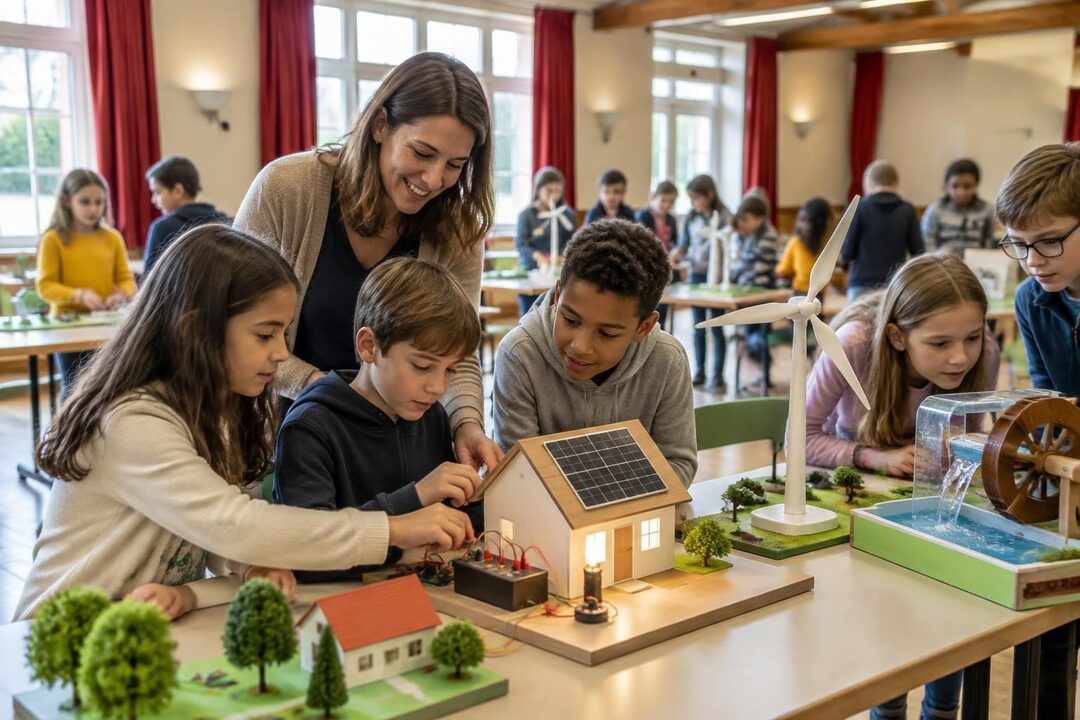 à patay, les écoliers découvrent les enjeux de l’énergie grâce à des ateliers interactifs organisés à la salle des fêtes.