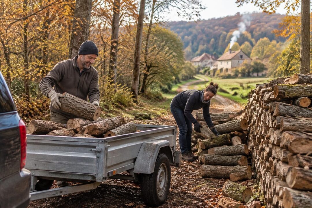 découvrez l’affouage, une alternative économique au fioul et au gaz pour acheter du bois de chauffage à prix réduit auprès de votre commune.