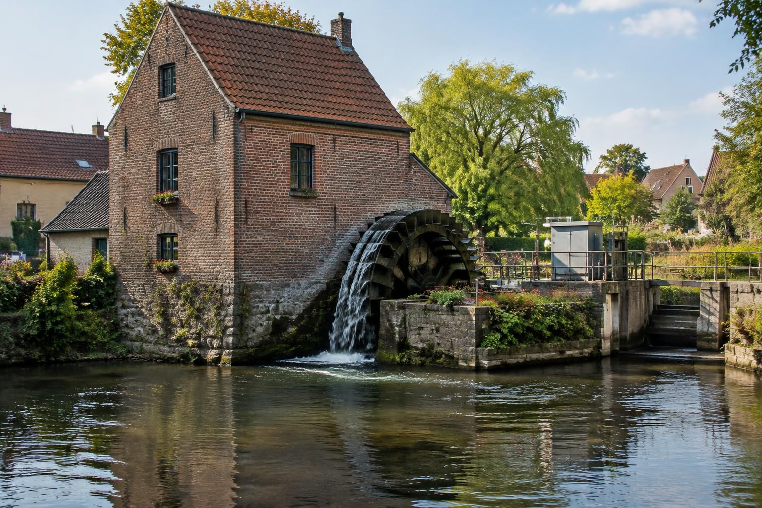 dans le nord, un vieux moulin permet à une commune de produire de l’électricité et de réduire fortement sa facture énergétique.