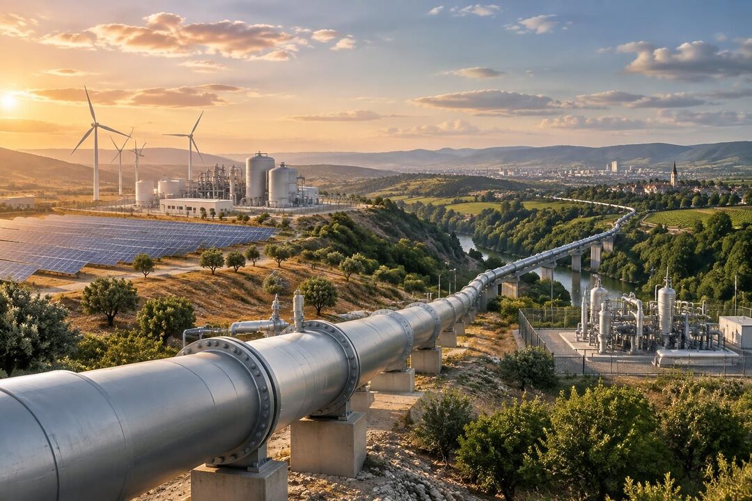 un projet européen envisage d’acheminer jusqu’au grand est de l’hydrogène produit en espagne, grâce à de nouvelles infrastructures de transport.