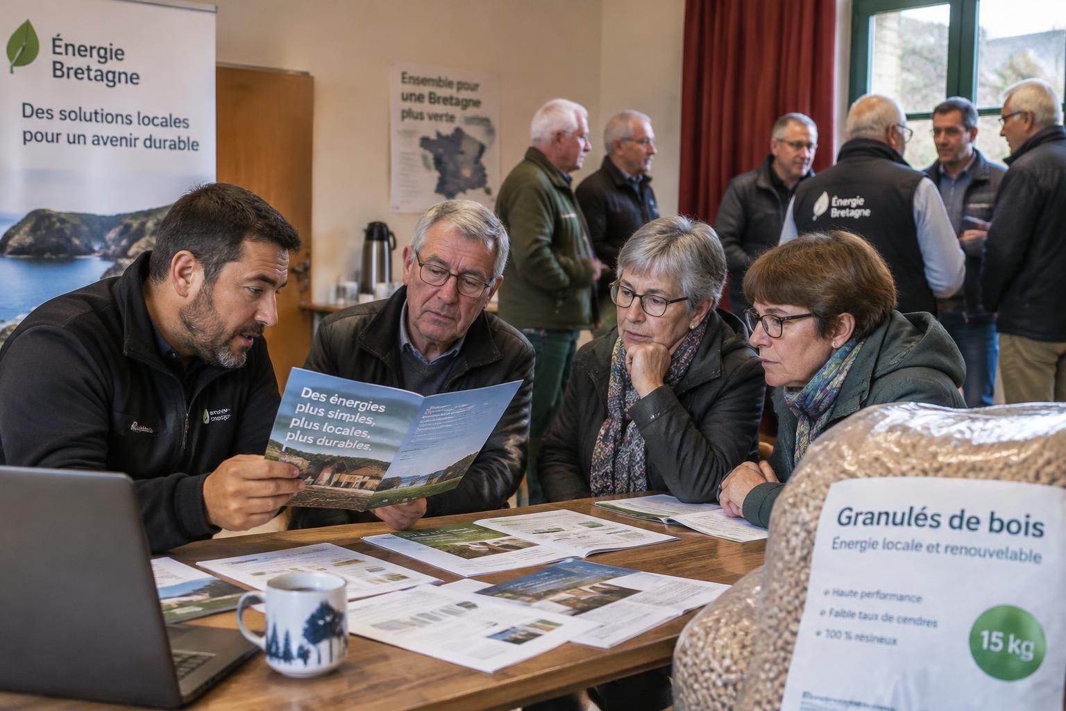 en bretagne, les achats groupés d’énergie séduisent de plus en plus de ménages, attirés par la promesse d’économiser un euro par sac.